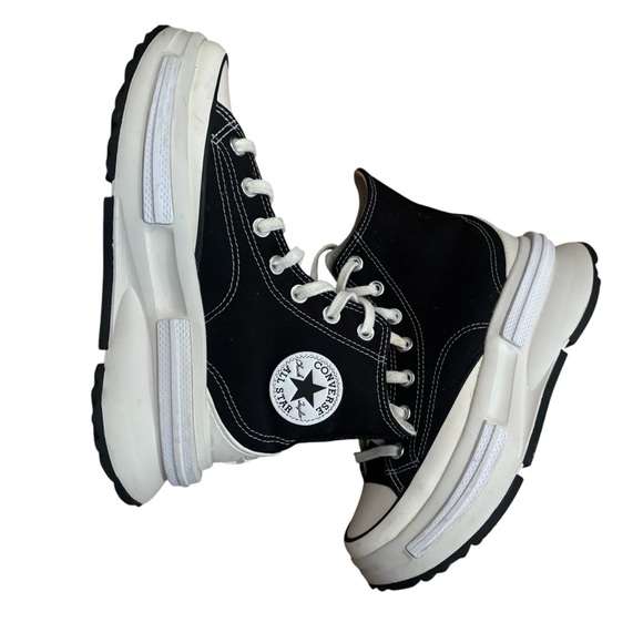 Converse Run Star Legacy Cx Future Comfort Black and White High-Top Sneakers - Picture 6 of 10